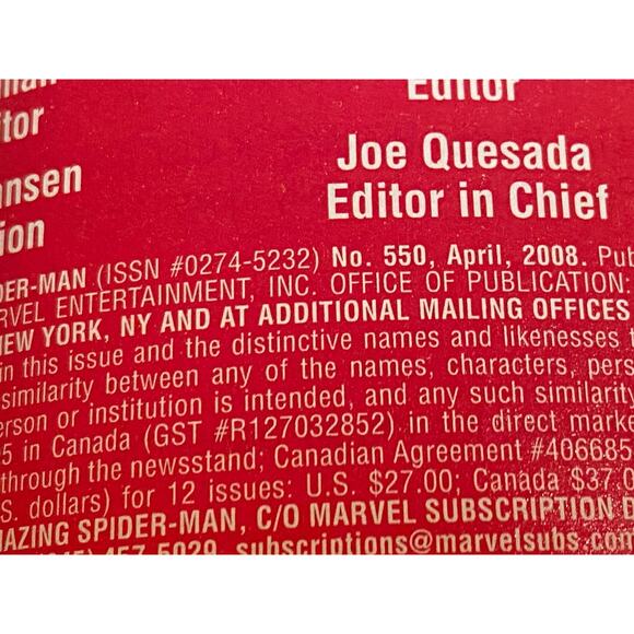 Marvel Amazing Spider-Man #550 NM 1st appearance of Menace 2008 Comic - Picture 3 of 11